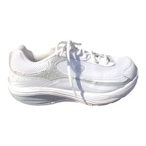 Rock-n-Fit Rocker Walking Toning Fitness White Sneaker Size 6.5